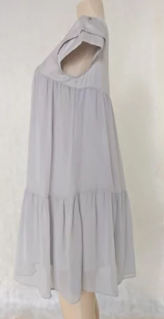 Vestido Médio Evase Em Crepe - Alpelo-Keen - comprar online