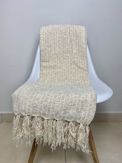 Manta Chenille Bege 1.20x1.80