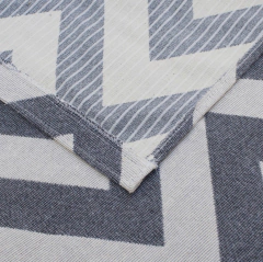 Tapete Sala Chevron 2.00x2.50 - Antiderrapante Cinza - loja online
