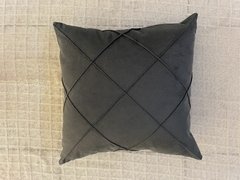 Capa suede com nervuras Cinza