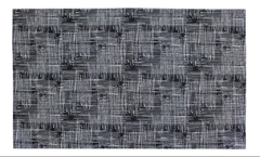 Tapete Sala Milão Preto 1.32x2.50 - Antiderrapante, Cinza/Cru - (cópia) - comprar online