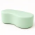 Puff Orgânico Decorativo- Couro Sintetico Verde Claro - comprar online