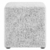 Imagem do Puff Quadrado 40 cm - Linho cinza