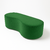 Puff Orgânico Decorativo- Suede Verde Folha - comprar online