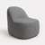 Puff Poltroninha Linho Cinza - comprar online