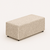 Puff Retangular 90x40 cm - Linho Bege - comprar online