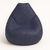 Puff Fofão Couro Sintético - Azul Marinho - comprar online