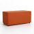 Puff Retangular 90x40 - Couro sintético - Roxo - Laranja - comprar online