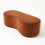 Puff Orgânico Decorativo- Suede Terra - comprar online