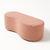 Puff Orgânico Decorativo- Suede Rose - comprar online