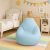 Puff Fofão Couro Sintético - Azul Bebe na internet