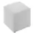 Puff Quadrado 40 cm - Linho cinza - pufestore