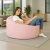 Puff Maça Grande - Couro Sintético - Rosa bebe na internet