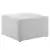 Imagem do Puff Chaise 60 cm - Linho cinza
