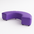 Puff Meia Lua Grande 140 cm - Couro Sintético Roxo - comprar online