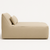 Puff Divã Espreguiçadeira 120cm - Área Externa - Bege - comprar online
