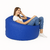 Puff Maça Grande - Couro Sintético - Azul Royal - comprar online