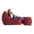Puff Divã Suede - Extra Confort - Vinho - comprar online