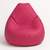 Puff Fofão Couro Sintético - Rosa Pink - comprar online