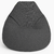 Puff Fofão Linho Preto - comprar online