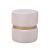 Puff Redondo Gold Suede - Bege - comprar online