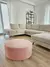 Puff Redondo Grande 60 cm - Suede Rose na internet