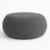 Puff Dubai Grande - 80 cm - Couro Sintético Corano Cinza - comprar online