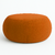 Puff Dubai Grande - 80 cm - Couro Sintético Corano Laranja - comprar online