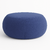 Puff Dubai Grande - 80 cm - Couro Sintético Corano Azul Marinho - comprar online