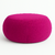 Puff Dubai - 60 cm - Couro Sintético Corano Pink - comprar online