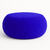 Puff Dubai - 60 cm - Couro Sintético Corano Azul Royal - comprar online