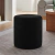 Puff Redondo 35 cm - Linho Preto - comprar online