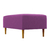 Puff Chaise 90 cm - Pé Palito - Suede Roxo na internet