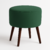 Banqueta Pe Palito Suede Verde - comprar online