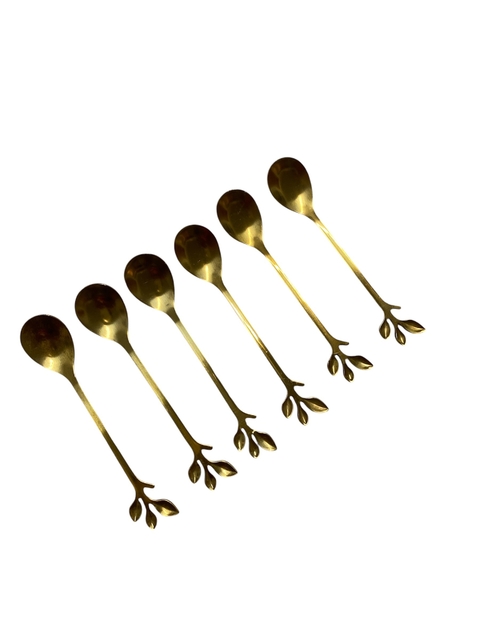 Jogo de colheres para chá cabo galho