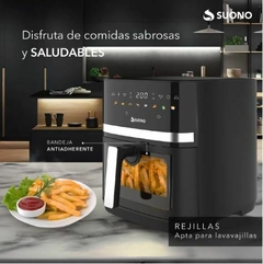 Freidora De Aire Suono Air Fryer Panel Digital 8 Litros 1800w en internet