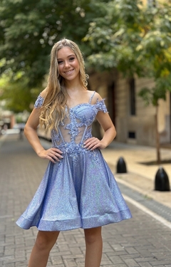 Conjunto Coquette (INCLUYE VESTIDO CORTO Y FALDA LARGA PARA SUPERPONER) - comprar online