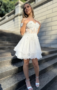 Conjunto Franchesca (INCLUYE VESTIDO CORTO Y FALDA LARGA PARA SUPERPONER) - comprar online