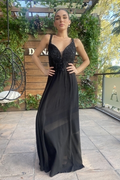 Vestido Taylor con Mangas de Gasa - Donatella