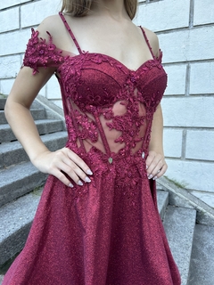 Conjunto Coquette (INCLUYE VESTIDO CORTO Y FALDA LARGA PARA SUPERPONER) - Donatella