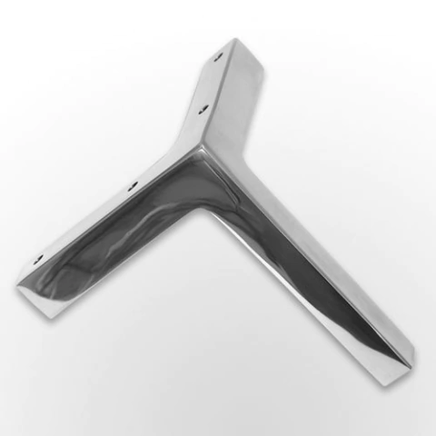 PATA DE ALUMINIO CROMADA