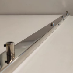 RIEL CROMADO 1 MT PARA 2 LUCES - PROMO STOCK -
