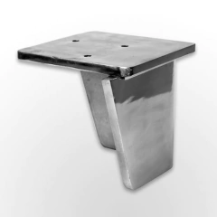 PATA DE ALUMINIO CROMADA - tienda online