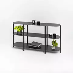 RACK DE TV HIERRO - LINEA CURVE - - tienda online