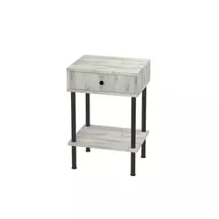 MESA LUZ 1 CAJON HIERRO - LINEA WOOD - - tienda online