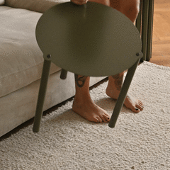 MESA MATERA HIERRO - LINEA CURVE - - Vuillt Home