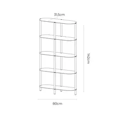 BIBLIOTECA HIERRO - LINEA CURVE -