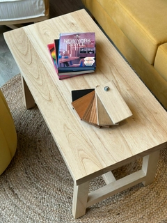 MESA RATONA MADERA MACIZA 80 x 40 cm - Vuillt Home