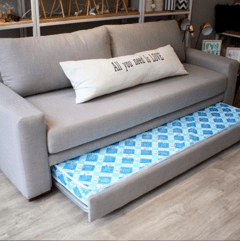 SILLÓN MADRID CAMA CARRITO CON FUNDA A MEDIDA