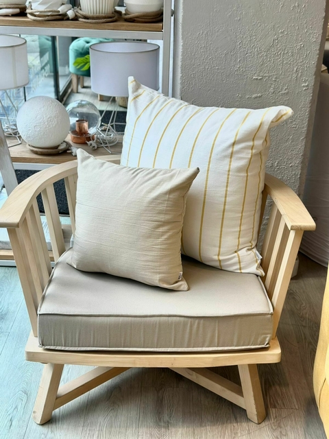 ALMOHADON DE ASIENTO SILLON GERVASONI - TUSOR BEIGE PROMO - comprar online